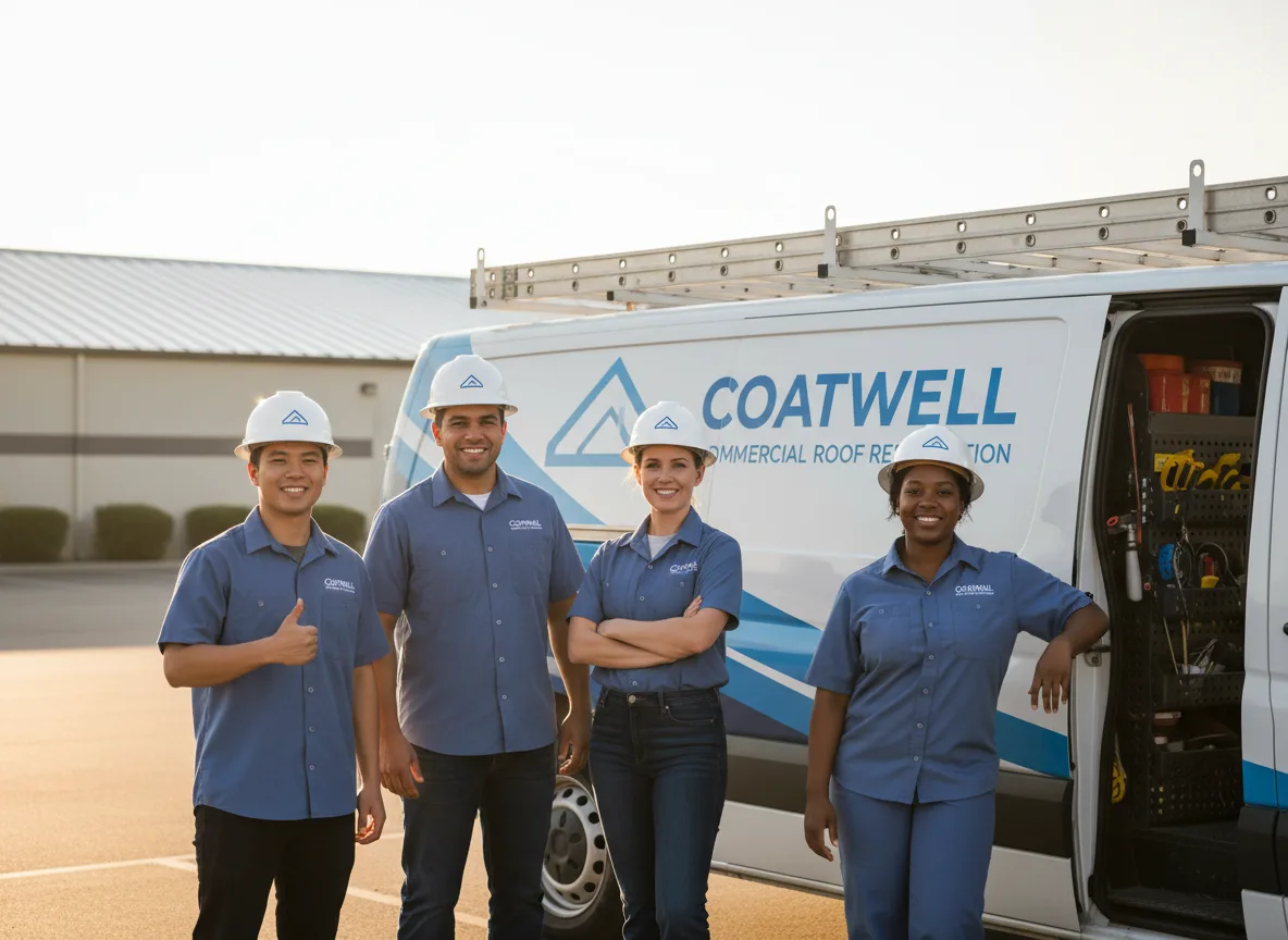 Commercial roof coating company in Sidney, TX